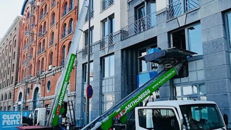 Dubbele ladderlift service! #timeismoney #verhuizingen #verhuizingen #anthonissen
