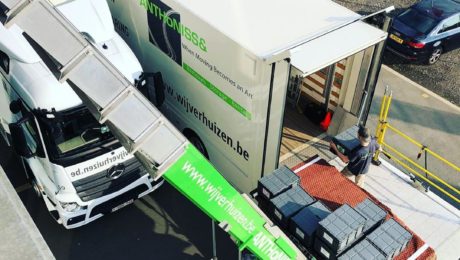 Double action! Ook grotere verhuisprojecten zijn voor ons geen probleem! #anthonissen #verhuizingen #verhuisfirma #kantoorverhuis #bureel #project #mortsel