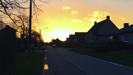 Klantenbezoek met prachtige zonsondergang! #movelife #verhuizers #verhuizingen #anthonissen
