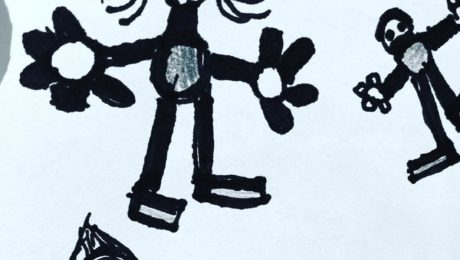 Ons gezin “by Jax”! #handendatzijnharken #lief #artwork #anthonissen